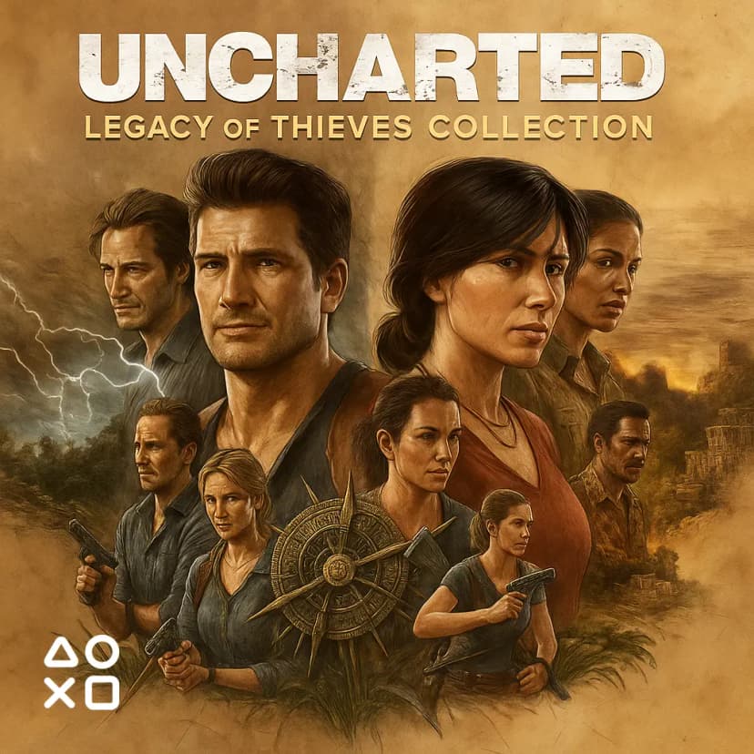 بازی Uncharted Legacy of Thieves Collection برای پلی‌استیشن و کامپیوتر